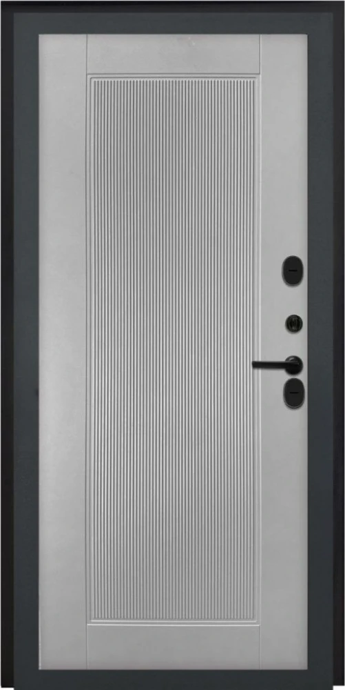 Входная дверь ДвериПРО Л-45 ПВХ 10мм Астрод веллуто гриджио DPRO228243 внутренняя сторона